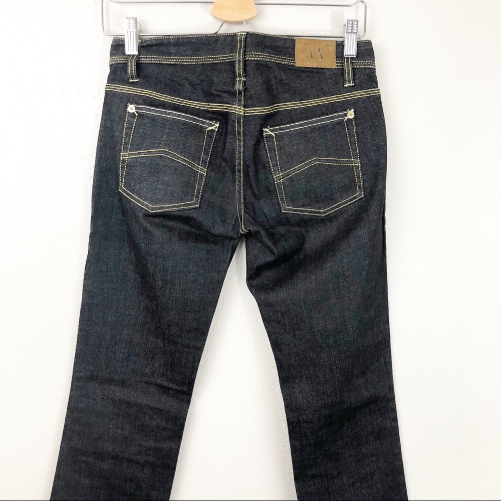 A X Armani Exchange straight leg jeans black 2